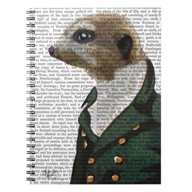 Cuaderno Retrato de Dandy Meerkat (Frente)