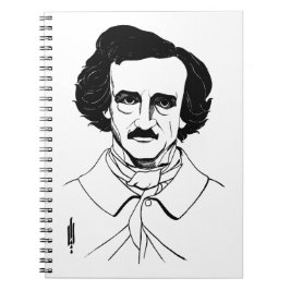 Cuaderno Retrato de Edgar Allan Poe