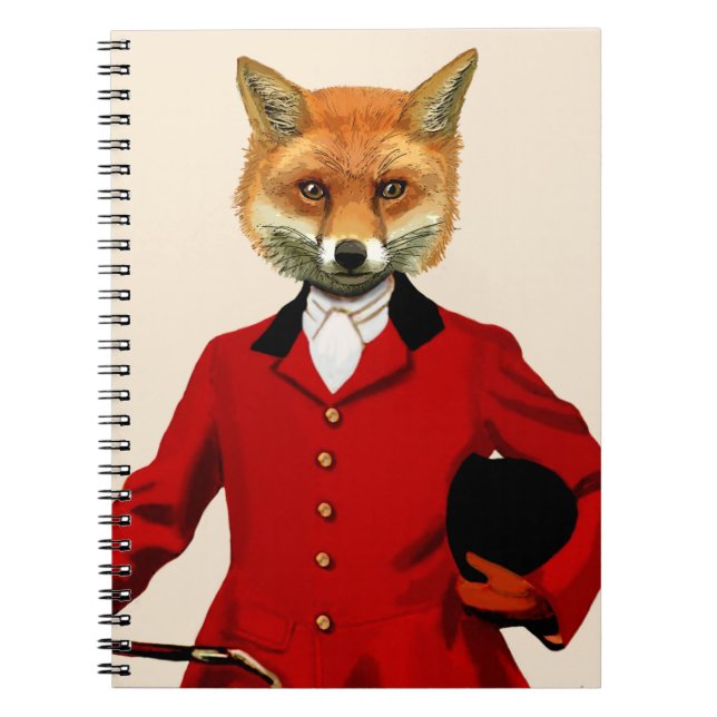 Cuaderno Retrato de Fox Hunter 2 (Frente)