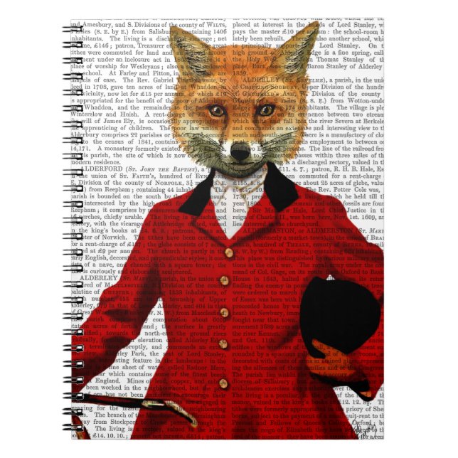 Cuaderno Retrato de Fox Hunter 2 (Frente)