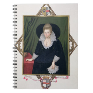 Cuaderno Retrato de Frances Walsingham, condesa de Essex