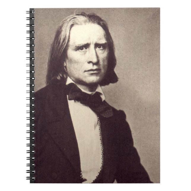 Cuaderno Retrato de Franz Liszt (Frente)