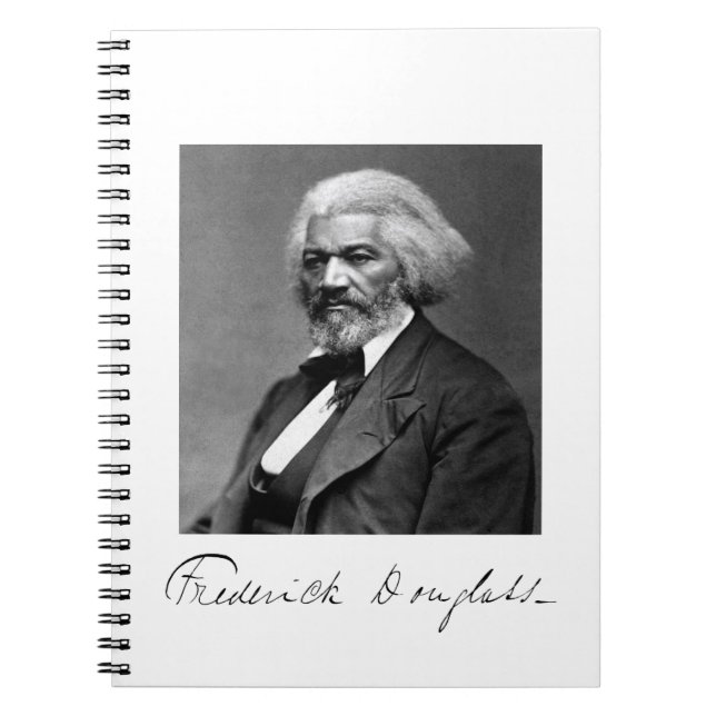 Cuaderno Retrato de Frederick Douglass (Frente)