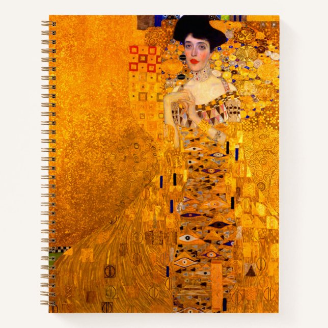 Cuaderno Retrato de Gustav Klimt de Adele Bloch Bauer (Anverso)