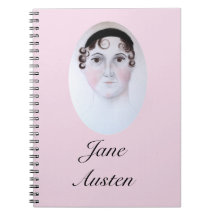 retrato de Jane Austen, marcador de página.