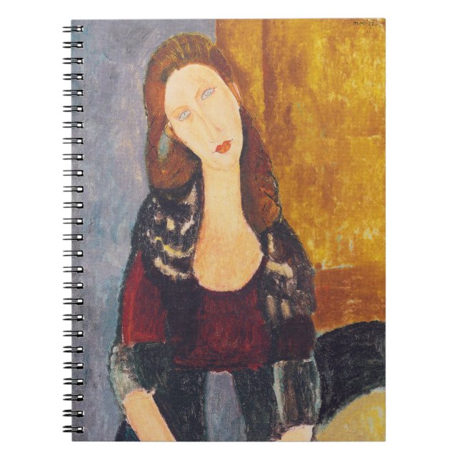 Cuaderno Retrato de Jeanne Hebuterne de Amedeo Modigliani (Frente)