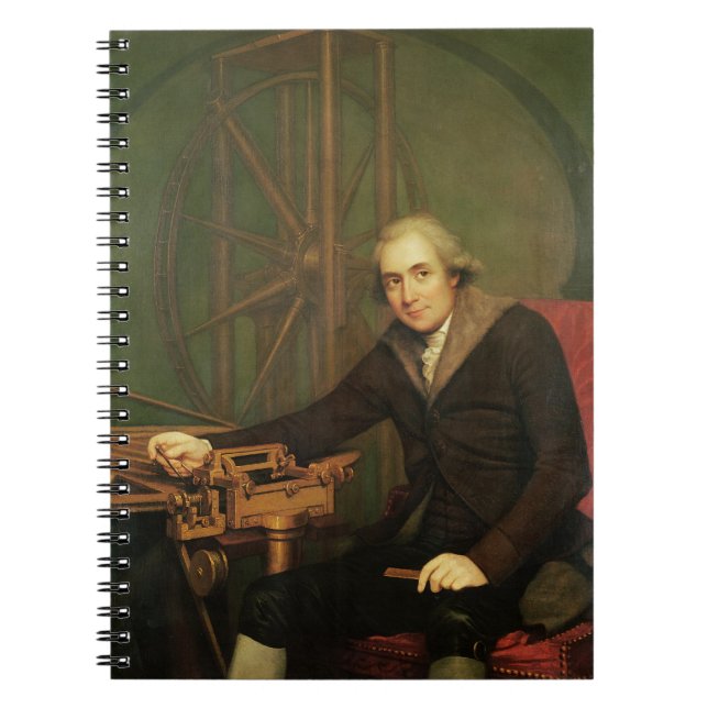 Cuaderno Retrato de Jesse Ramsden (1735-1800) (aceite en (Frente)