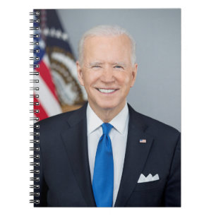 Cuaderno Retrato de la Casa Blanca del presidente Joe Biden