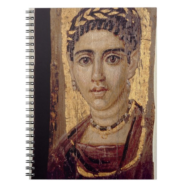 Cuaderno Retrato de la momia de una mujer, de Fayum, (Frente)