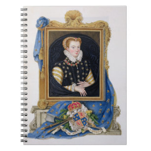 Cuaderno Retrato de la reina de Maria de escocés (1542-87)