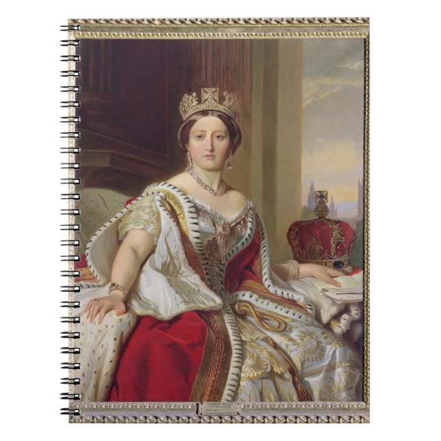 Cuaderno Retrato de la reina Victoria (1819-1901) 1859 (Frente)