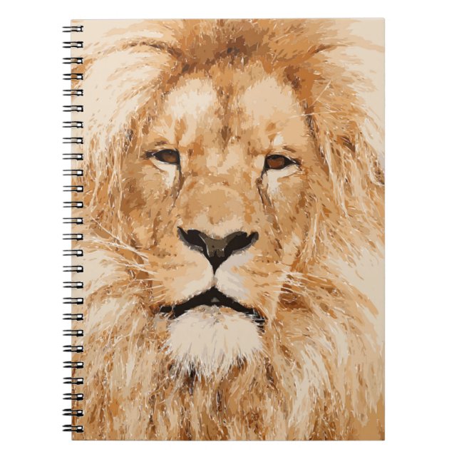 CUADERNO RETRATO DE LION (Frente)