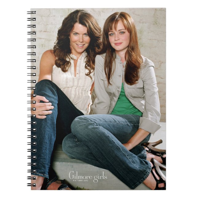 Cuaderno Retrato de Lorelai y Rory Sitting (Frente)