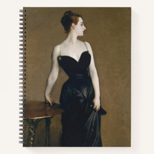 Cuaderno Retrato de Madame X por John Singer Sargent