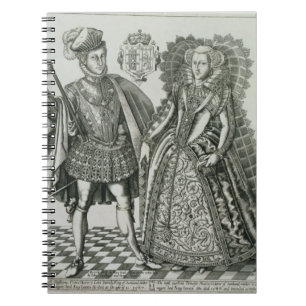 Cuaderno Retrato de Maria, reina de escocés (1542-87) y