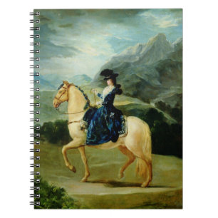 Cuaderno Retrato de Maria Teresa de Vallabriga en horsebac