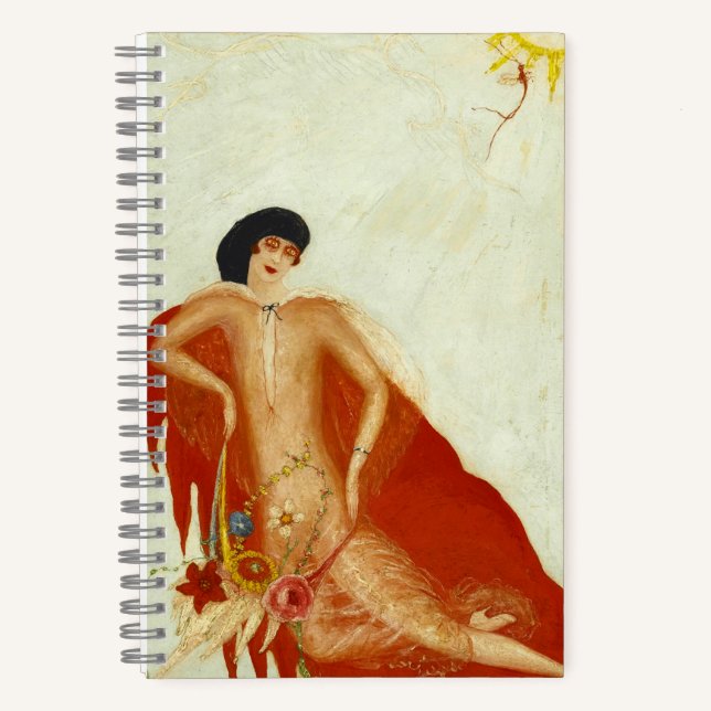 Cuaderno Retrato de mí mismo por Florine Stettheimer (Anverso)