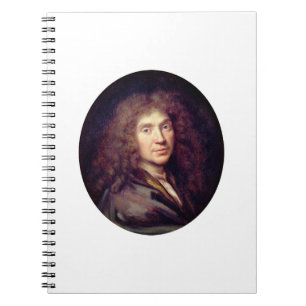 Cuaderno Retrato de Molière por Pierre Mignard (c. 1658)