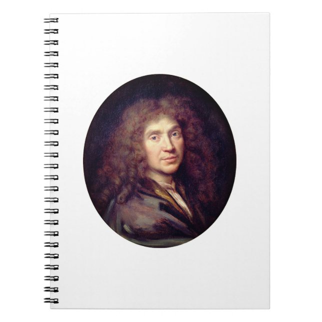Cuaderno Retrato de Molière por Pierre Mignard (c. 1658) (Frente)