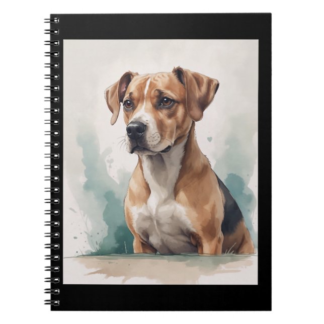 Cuaderno Retrato de Perro Acuarela (Frente)