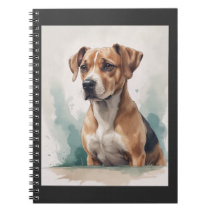 Cuaderno Retrato de Perro Acuarela