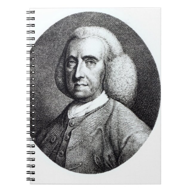 Cuaderno Retrato de Peter Collinson (1694-1768) (grabado (Frente)