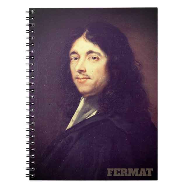 Cuaderno Retrato de Pierre de Fermat (Frente)