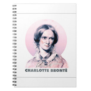 Cuaderno Retrato de pintura Charlotte Bronte Pink Richmond