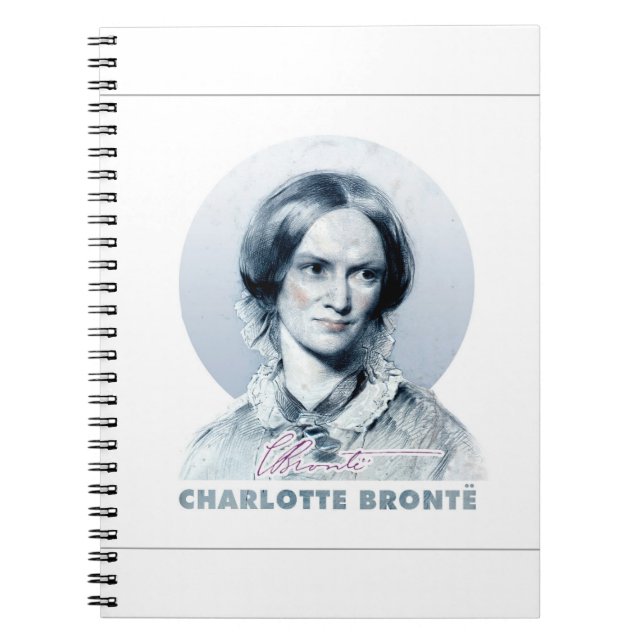 Cuaderno Retrato de pintura de Charlotte Bronte Richmond (Frente)