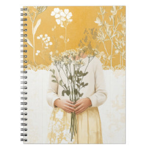 Cuaderno Retrato de ramillete de flores silvestres Cottagec
