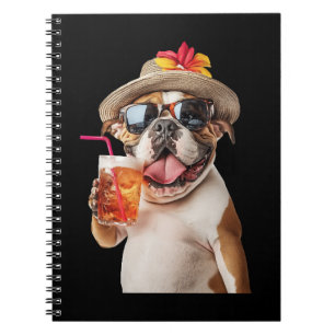 Cuaderno Retrato de Setter Inglés Ropa Minimalista