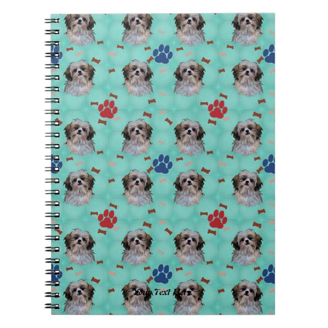Cuaderno Retrato de Shih Tzu (Frente)