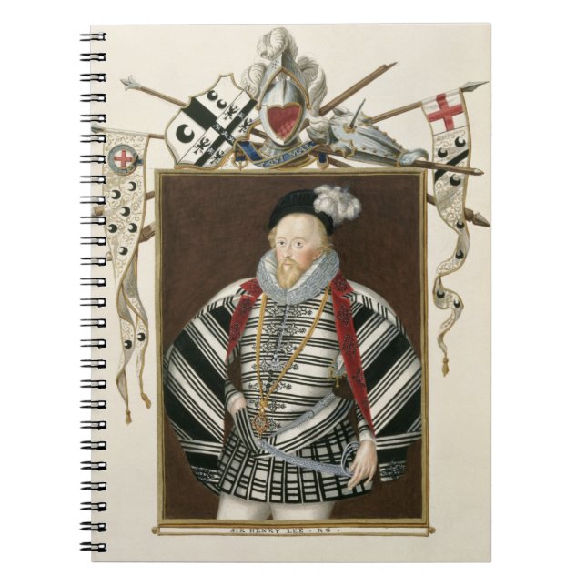 Cuaderno Retrato de sir Henry Lee (1530-1610) de la (Frente)