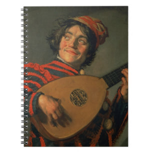 Cuaderno Retrato de un bufón con un laúd (aceite en lona)