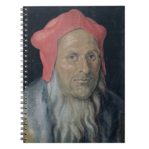 Cuaderno Retrato de un hombre barbudo en Red Hat, 1520