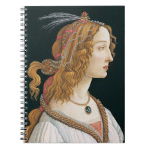 Retrato de una dama de Sandro Botticelli (1480)