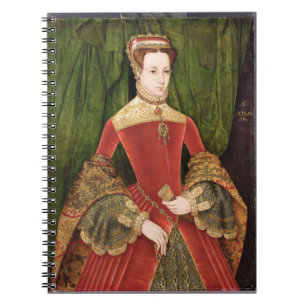 Cuaderno Retrato de una mujer, envejecido 16, previamente