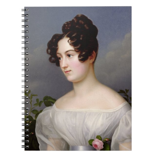 Cuaderno Retrato de una mujer joven, 1827 (aceite en lona) (Frente)
