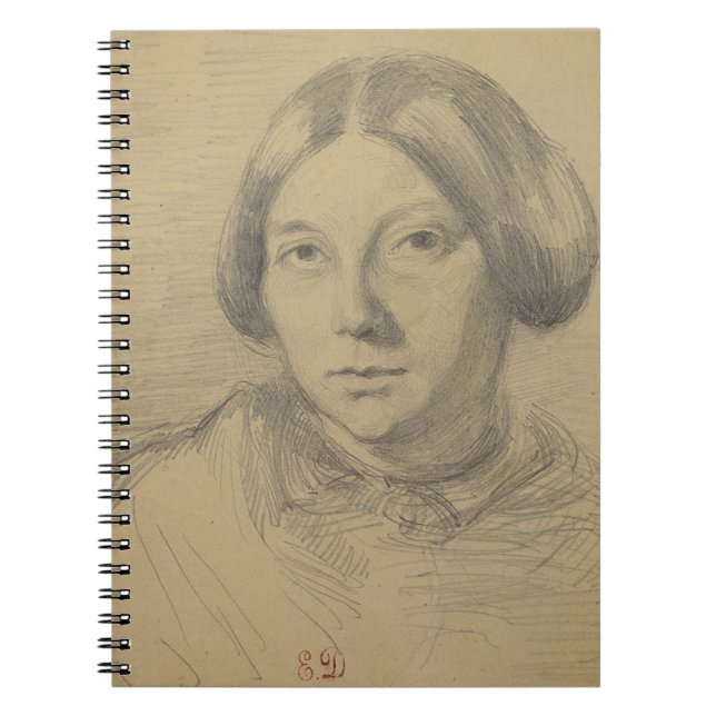 Cuaderno Retrato de una mujer, posiblemente George Sand (Frente)