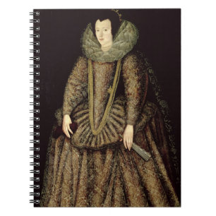 Cuaderno Retrato de una señora en vestido isabelino