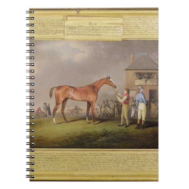 Cuaderno Retrato del "concurso", la propiedad de señor (Frente)