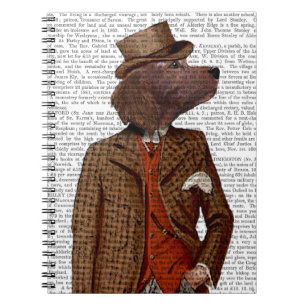 Cuaderno Retrato del piloto del asiento rojo