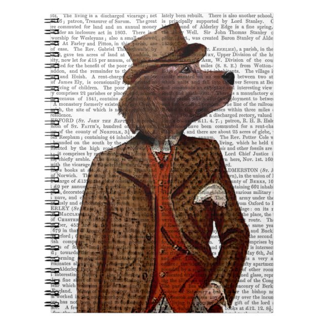 Cuaderno Retrato del piloto del asiento rojo (Frente)