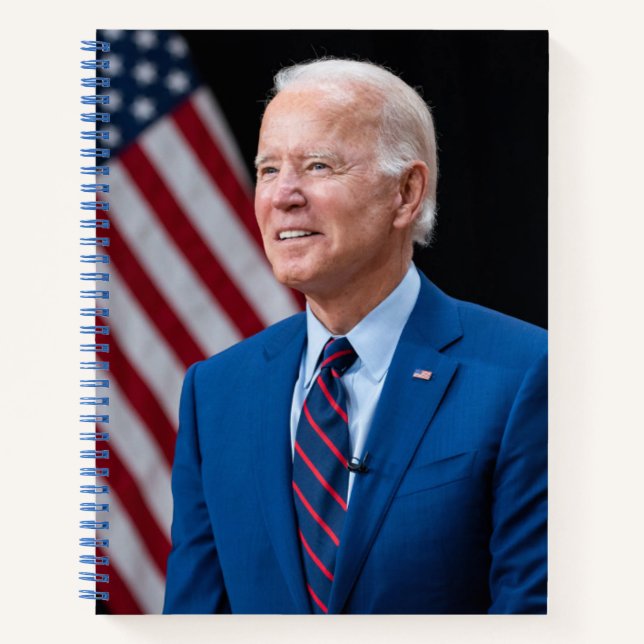 Cuaderno Retrato del presidente estadounidense Joe Biden 20 (Anverso)