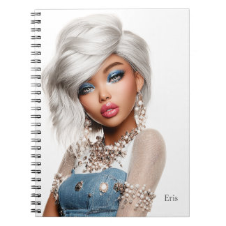 Cuaderno Retrato editorial de Eris Monei – personalizado 