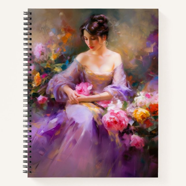 Cuaderno Retrato elegante (Anverso)