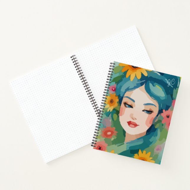 Cuaderno Retrato Floral Daydream (Interior)