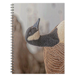 Cuaderno Retrato ganso canadiense