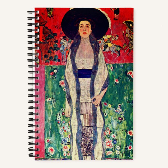 Cuaderno Retrato Gustav Klimt de Adele Bloch-Bauer II (Anverso)
