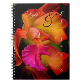 Cuaderno Retrato Orquídea de Cattleya